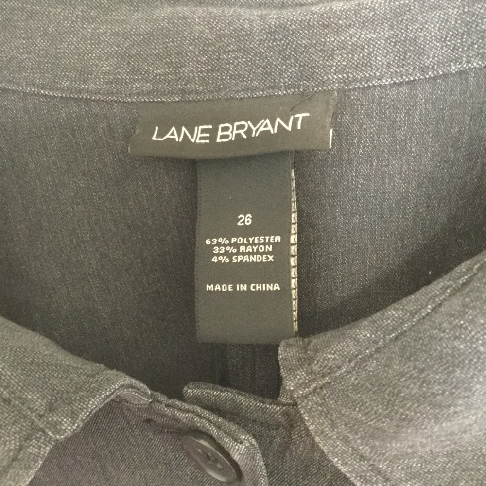 Lane Bryant Size 26 Button Front Jacket Guc - image 2
